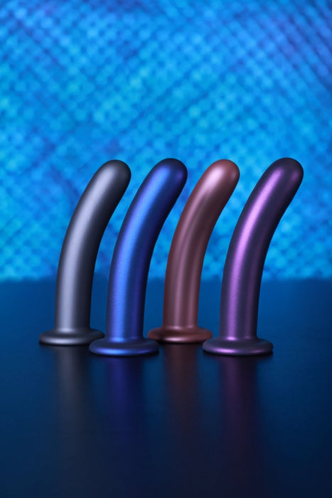 Smooth G-Spot Dildo - 5'' / 12 cm - Gun Metal