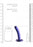 Smooth G-Spot Dildo - 5'' / 12 cm - Metallic Blue