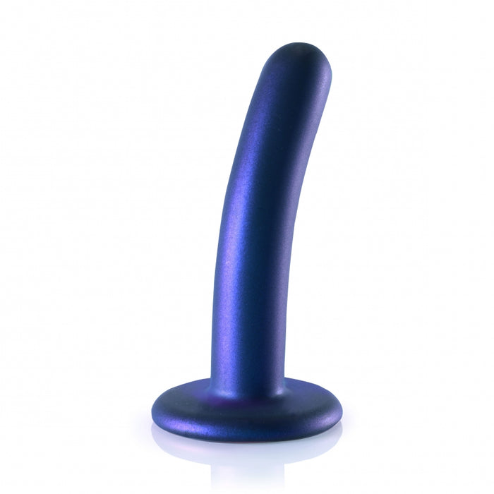 Smooth G-Spot Dildo - 5'' / 12 cm - Metallic Blue