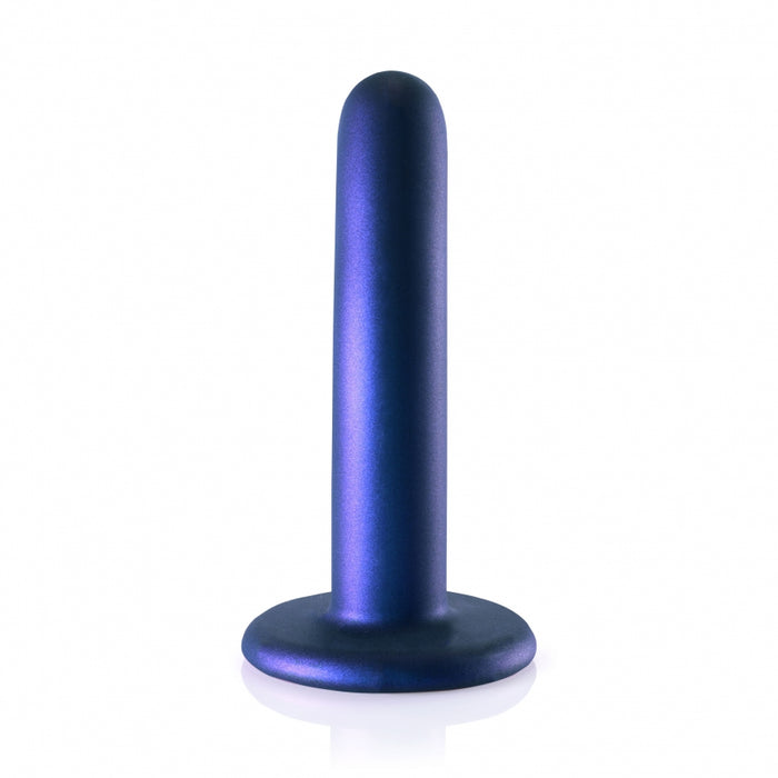 Smooth G-Spot Dildo - 5'' / 12 cm - Metallic Blue