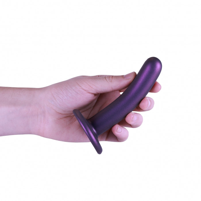 Smooth G-Spot Dildo - 5'' / 12 cm - Metallic Purple