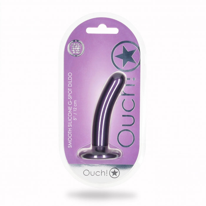 Smooth G-Spot Dildo - 5'' / 12 cm - Metallic Purple