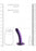 Smooth G-Spot Dildo - 5'' / 12 cm - Metallic Purple