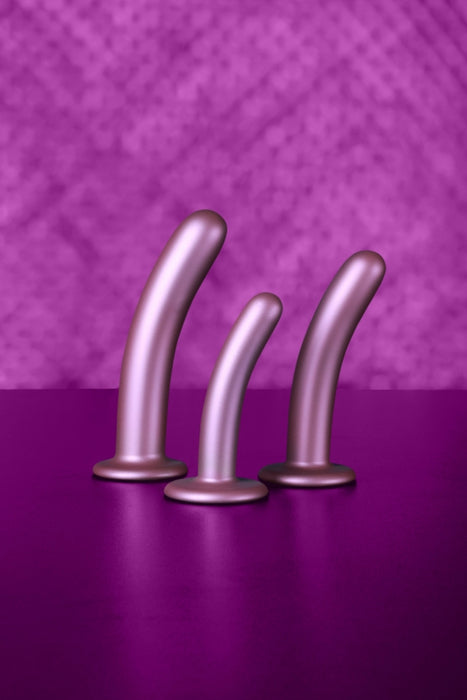 Smooth G-Spot Dildo - 5'' / 12 cm - Rose Gold