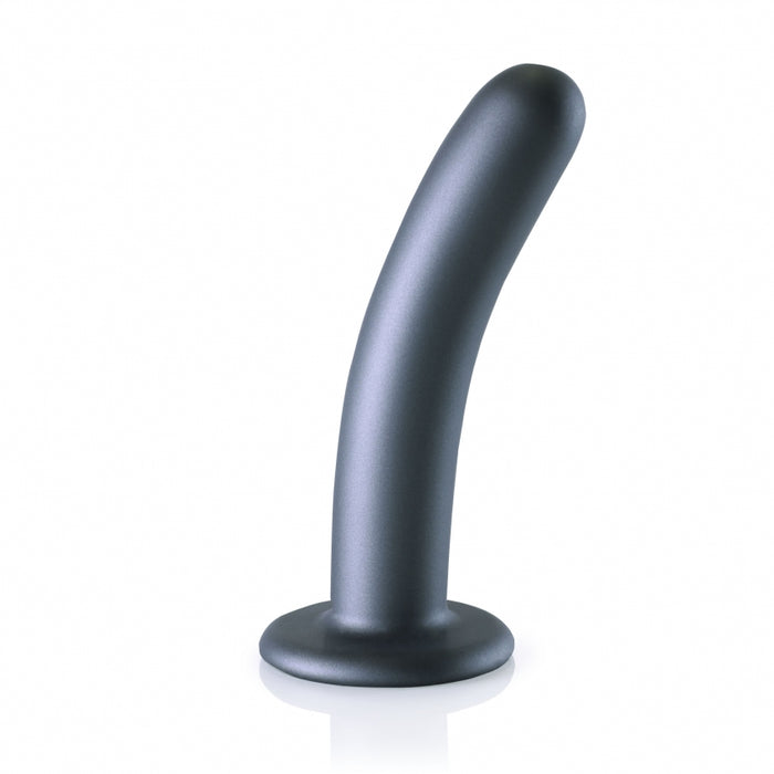 Smooth G-Spot Dildo - 6'' / 14,5 cm - Gun Metal