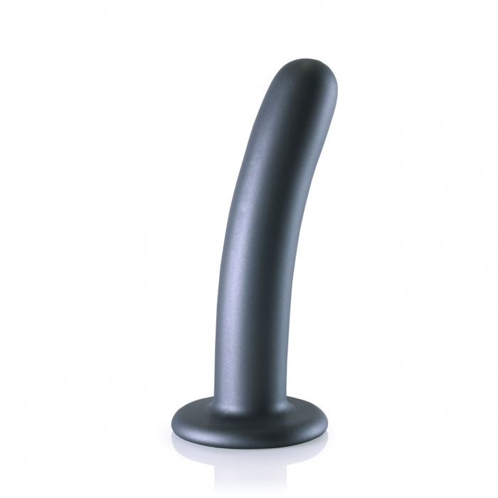 Smooth G-Spot Dildo - 6'' / 14,5 cm - Gun Metal