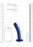 Smooth G-Spot Dildo - 6'' / 14,5 cm - Metallic Blue