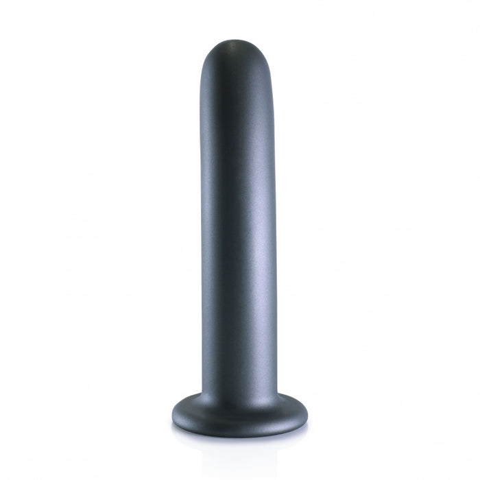 Smooth G-Spot Dildo - 7'' / 17 cm - Gun Metal