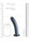 Smooth G-Spot Dildo - 7'' / 17 cm - Gun Metal