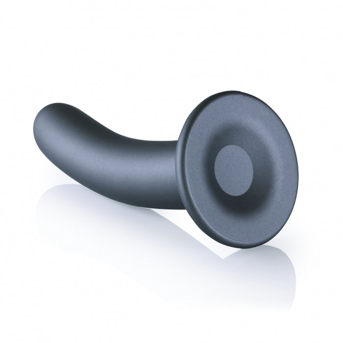 Smooth G-Spot Dildo - 7'' / 17 cm - Gun Metal