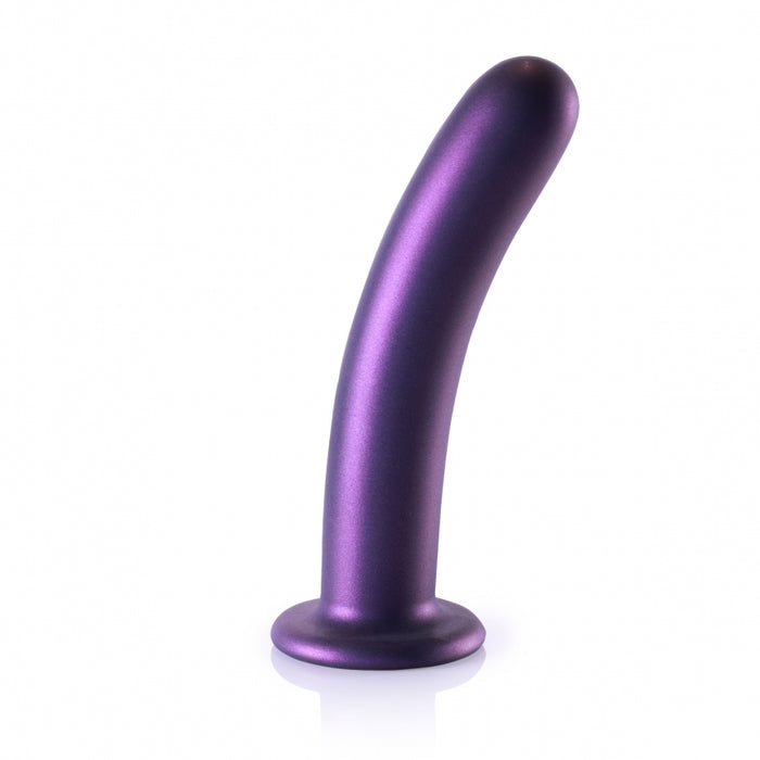 Smooth G-Spot Dildo - 7'' / 17 cm - Metallic Purple