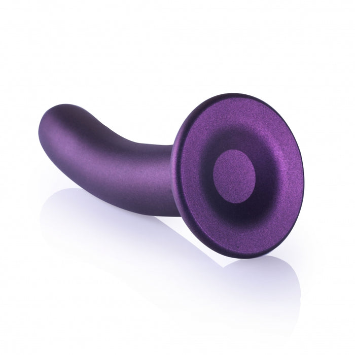 Smooth G-Spot Dildo - 7'' / 17 cm - Metallic Purple