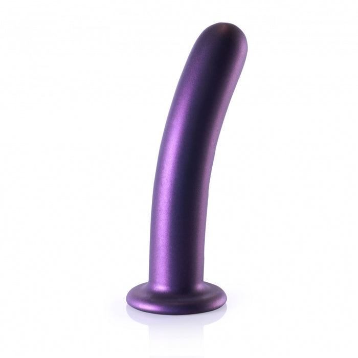 Smooth G-Spot Dildo - 7'' / 17 cm - Metallic Purple