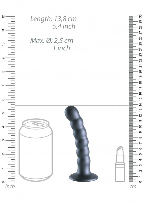 Beaded G-Spot Dildo - 5'' / 13 cm - Gun M