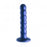 Beaded G-Spot Dildo - 5'' / 13 cm - Metallic Blue