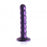 Beaded G-Spot Dildo - 5'' / 13 cm - Metallic Purple