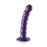 Beaded G-Spot Dildo - 5'' / 13 cm - Metallic Purple