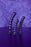 Beaded G-Spot Dildo - 5'' / 13 cm - Metallic Purple