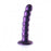 Beaded G-Spot Dildo - 5'' / 13 cm - Metallic Purple