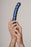 Beaded G-Spot Dildo - 6,5'' / 16,5 cm - Metallic Blue