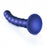 Beaded G-Spot Dildo - 6,5'' / 16,5 cm - Metallic Blue