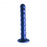 Beaded G-Spot Dildo - 6,5'' / 16,5 cm - Metallic Blue