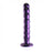 Beaded G-Spot Dildo - 8'' / 20,5 cm - Metallic Purple