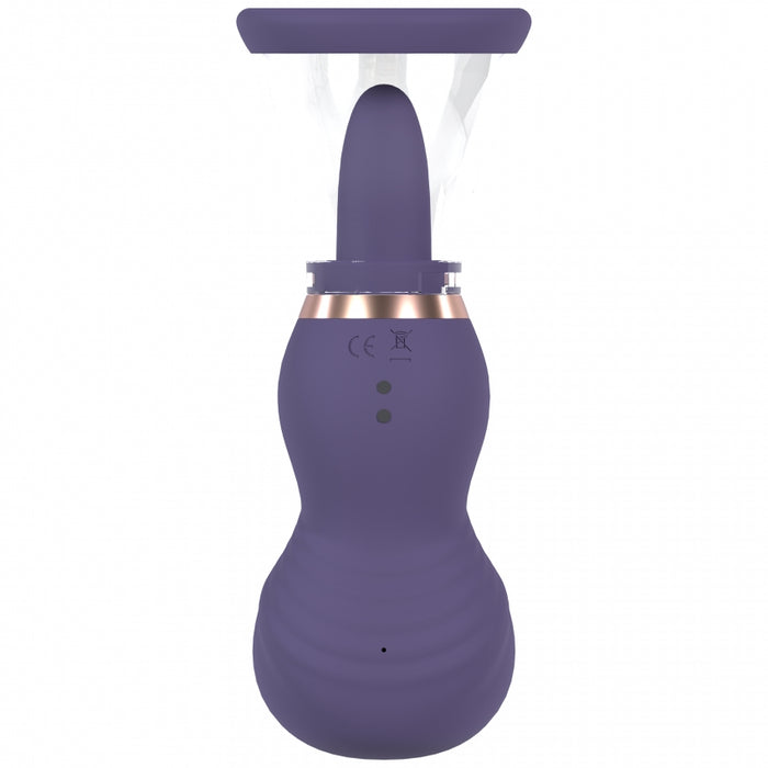 Pumped - Sensual - Automatic - Silicone - Rechargeable Vulva & Breast Pump - Purple