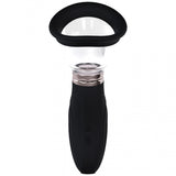 Pumped - Delightful - Automatic - Silicone - Rechargeable Vulva, Clitoral, Nipple & Breast - Black