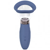 Pumped - Delightful - Automatic - Silicone - Rechargeable Vulva, Clitoral, Nipple & Breast - Blue/Grey