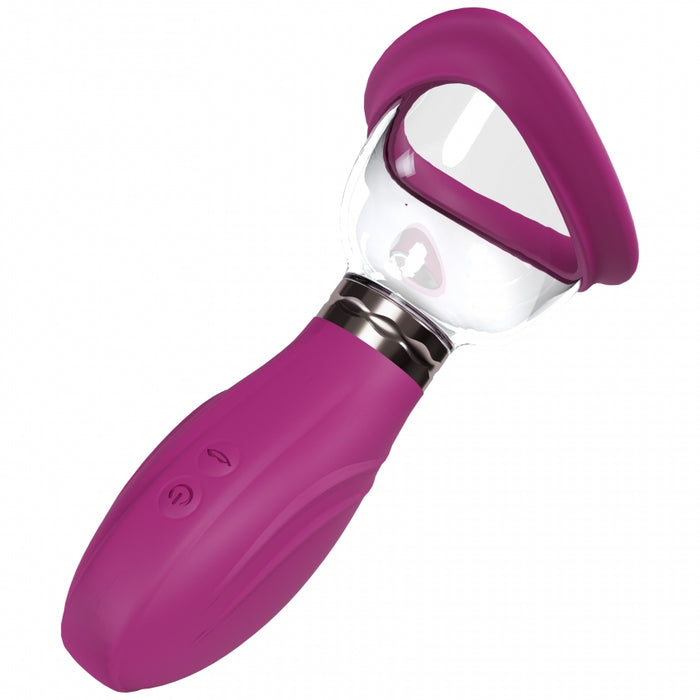 Pumped - Delightful - Automatic - Silicone - Rechargeable Vulva, Clitoral, Nipple & Breast - Pink