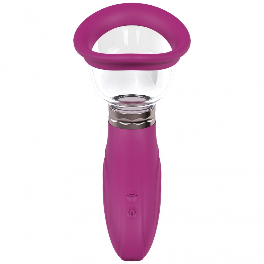 Pumped - Delightful - Automatic - Silicone - Rechargeable Vulva, Clitoral, Nipple & Breast - Pink