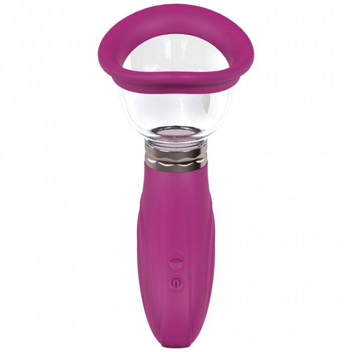 Pumped - Delightful - Automatic - Silicone - Rechargeable Vulva, Clitoral, Nipple & Breast - Pink