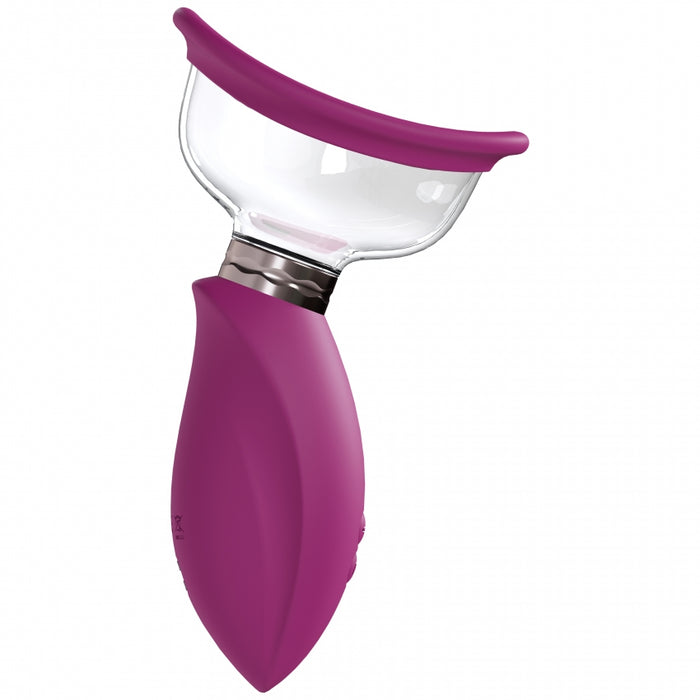 Pumped - Arousing - Automatic - Silicone - Rechargeable Vulva, Clitoral, Nipple & Breast - Pink