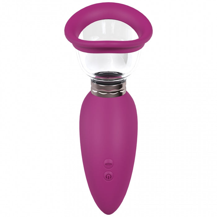 Pumped - Arousing - Automatic - Silicone - Rechargeable Vulva, Clitoral, Nipple & Breast - Pink