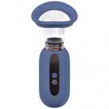 Pumped - Dazzling - Automatic - Silicone - Rechargeable Vulva, Clitoral, Nipple & Breast - Blue/Grey