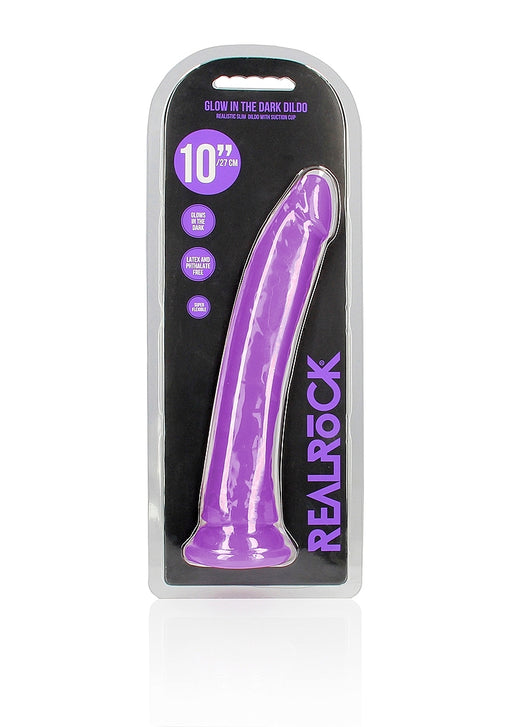 10" Inch Slim Glow in the Dark Neon - Purple