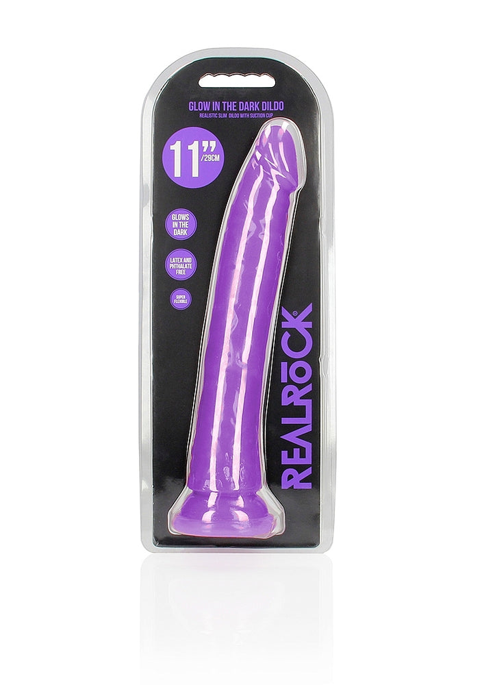 11" Inch Slim Glow in the Dark Neon - Purple