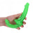 6" Inch Strapless Strap-On Glow in the Dark Neon - Green