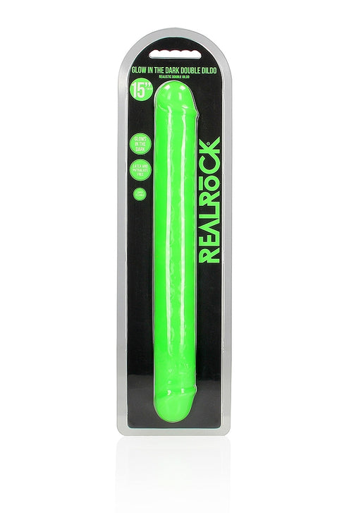 15" Inch Double Dong Glow in the Dark Neon - Green