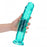 Crystal Clear Dildo 11" Inch Straight No Balls - Turquoise