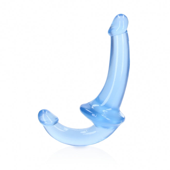 Crystal Clear 6" Strapless Strap-On - Blue