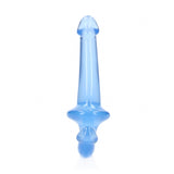 Crystal Clear 6" Strapless Strap-On - Blue