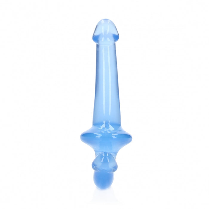 Crystal Clear 6" Strapless Strap-On - Blue