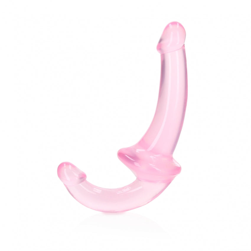 Crystal Clear 6" Strapless Strap-On - Pink