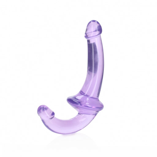 Crystal Clear 6" Strapless Strap-On - Purple