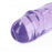 Crystal Clear 13" Double Dong - Purple