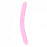 Crystal Clear 18" Double Dong - Pink