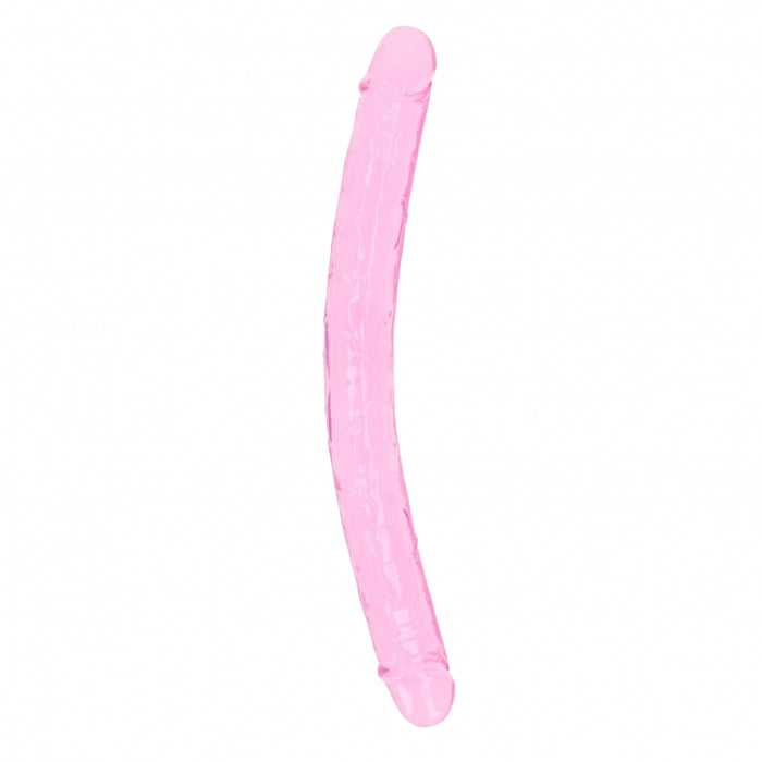 Crystal Clear 18" Double Dong - Pink