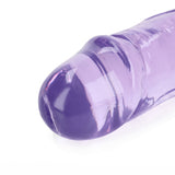 Crystal Clear 18" Double Dong - Purple